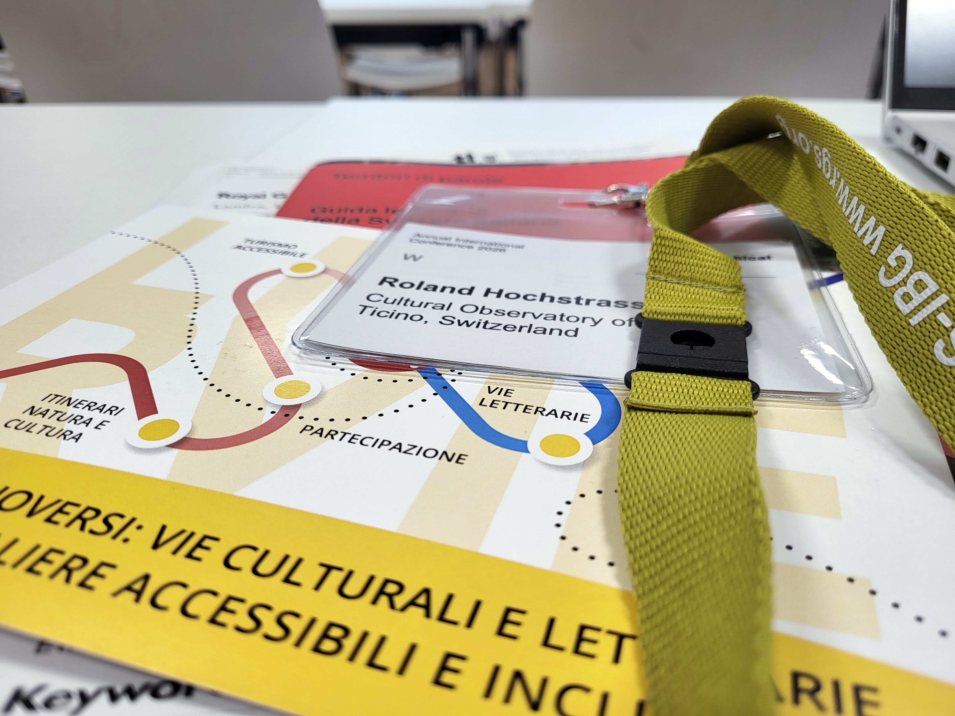 Accessible cultural heritage: freedom to move, freedom to read the territory